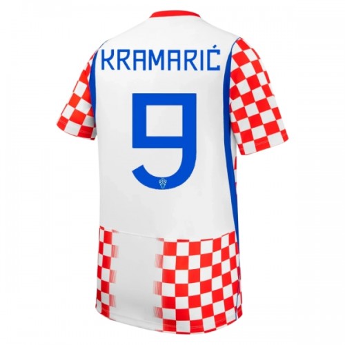 Fußball Trikot Kroatien Kramaric 9 Heim WM 2026 Fußball Trikot Kroatien Kramaric 9 Heim WM 2026
