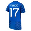 Fußball Trikot Kroatien P. Sucic 17 Auswärts WM 2026 Fußball Trikot Kroatien P. Sucic 17 Auswärts WM 2026