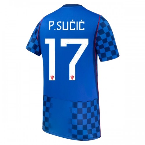 Fußball Trikot Kroatien P. Sucic 17 Auswärts WM 2026 Fußball Trikot Kroatien P. Sucic 17 Auswärts WM 2026