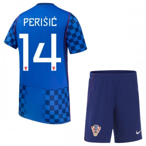 Fußball Trikot Kroatien Perišić 14 Auswärts WM 2026 - Kinder Fußball Trikot Kroatien Perišić 14 Auswärts WM 2026 - Kinder