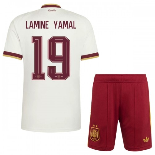 Fußball Trikot Spanien 2 Stars Lamine Yamal 19 Auswärts WM 2026 - Kinder Fußball Trikot Spanien 2 Stars Lamine Yamal 19 Auswärts WM 2026 - Kinder