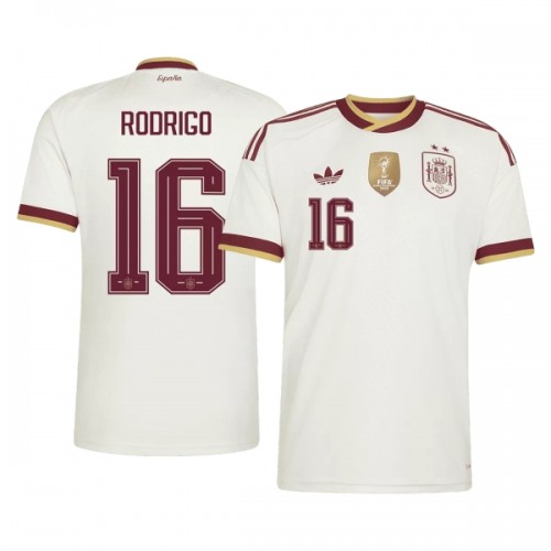 Fußball Trikot Spanien 2 Stars Rodrigo 16 Auswärts WM 2026 Fußball Trikot Spanien 2 Stars Rodrigo 16 Auswärts WM 2026