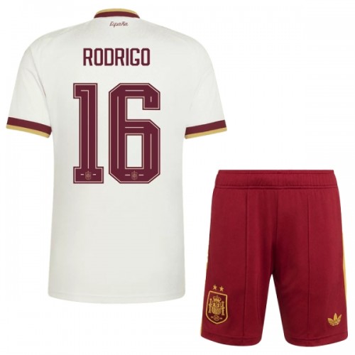 Fußball Trikot Spanien 2 Stars Rodrigo 16 Auswärts WM 2026 - Kinder Fußball Trikot Spanien 2 Stars Rodrigo 16 Auswärts WM 2026 - Kinder