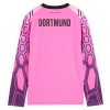 Fußball Trikot Borussia Dortmund Auswärts Torwart Langärmlig 2026-27 Rosa - Kinder