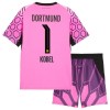Fußball Trikot Borussia Dortmund Kobel 1 Auswärts Torwart 2026-27 Rosa - Kinder Fußball Trikot Borussia Dortmund Kobel 1 Auswärts Torwart 2026-27 Rosa - Kinder