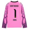 Fußball Trikot Borussia Dortmund Kobel 1 Auswärts Torwart Langärmlig 2026-27 Rosa Fußball Trikot Borussia Dortmund Kobel 1 Auswärts Torwart Langärmlig 2026-27 Rosa