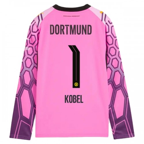 Fußball Trikot Borussia Dortmund Kobel 1 Auswärts Torwart Langärmlig 2026-27 Rosa Fußball Trikot Borussia Dortmund Kobel 1 Auswärts Torwart Langärmlig 2026-27 Rosa