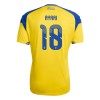 Fußball Trikot Schweden Ayari 18 Heim WM 2026 Fußball Trikot Schweden Ayari 18 Heim WM 2026