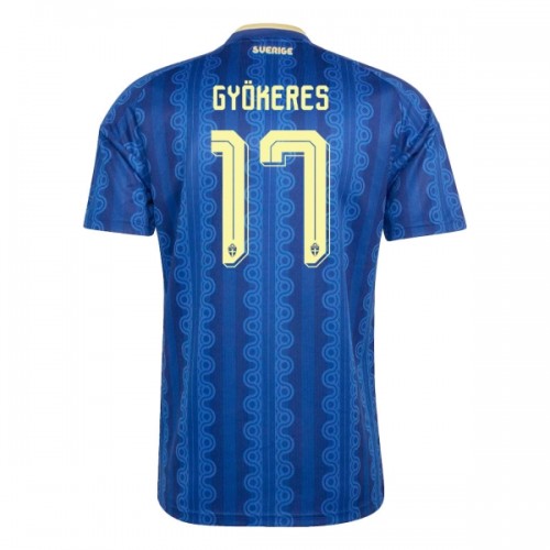 Fußball Trikot Schweden Gyokeres 17 Auswärts WM 2026 Fußball Trikot Schweden Gyokeres 17 Auswärts WM 2026