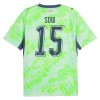 Fußball Trikot Schweiz Djibril Sow 15 Auswärts WM 2026 Fußball Trikot Schweiz Djibril Sow 15 Auswärts WM 2026