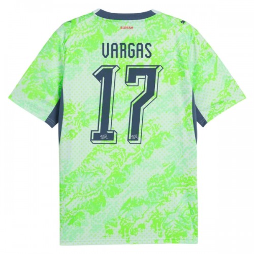 Fußball Trikot Schweiz Vargas 17 Auswärts WM 2026 Fußball Trikot Schweiz Vargas 17 Auswärts WM 2026