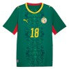 Fußball Trikot Senegal Sarr 18 Auswärts WM 2026