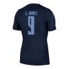 Fußball Trikot Uruguay Luis Suarez 9 Auswärts WM 2026 Fußball Trikot Uruguay Luis Suarez 9 Auswärts WM 2026