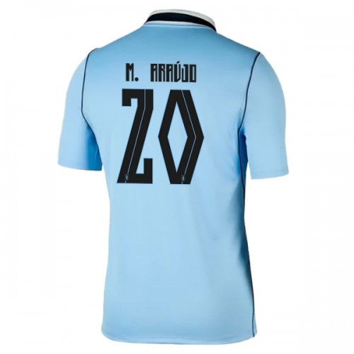 Fußball Trikot Uruguay Maximiliano Araujo 20 Heim WM 2026 Fußball Trikot Uruguay Maximiliano Araujo 20 Heim WM 2026