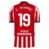 Fußball Trikot Atlético Madrid J. Alvarez 19 Heim 2026-27 Fußball Trikot Atlético Madrid J. Alvarez 19 Heim 2026-27