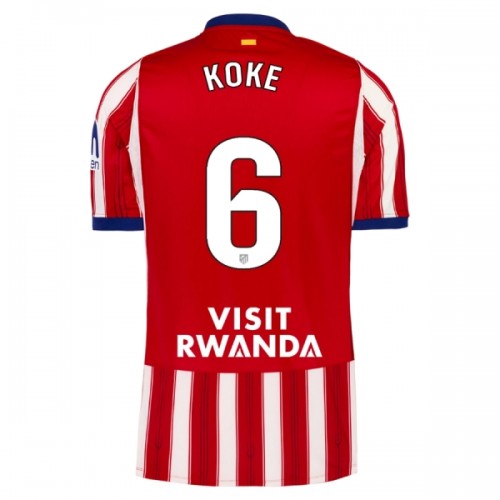 Fußball Trikot Atlético Madrid Koke 6 Heim 2026-27 Fußball Trikot Atlético Madrid Koke 6 Heim 2026-27