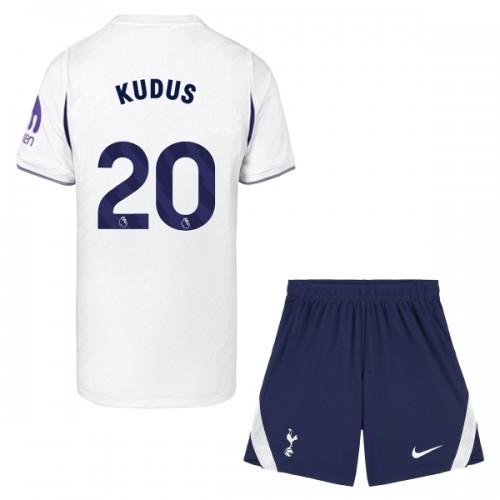 Fußball Trikot Tottenham Hotspur Kudus 20 Heim 2026-27 - Kinder Fußball Trikot Tottenham Hotspur Kudus 20 Heim 2026-27 - Kinder