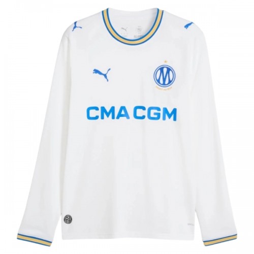 Fußball Trikot Olympique Marseille Heim Langärmlig 2026-27 Fußball Trikot Olympique Marseille Heim Langärmlig 2026-27