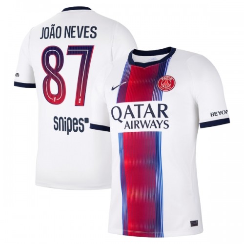 Fußball Trikot Paris Saint-Germain Joao Neves 87 Auswärts 2026-27 Fußball Trikot Paris Saint-Germain Joao Neves 87 Auswärts 2026-27