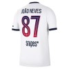 Fußball Trikot Paris Saint-Germain Joao Neves 87 Auswärts 2026-27