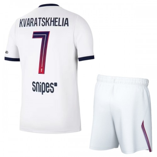 Fußball Trikot Paris Saint-Germain Kvaratskhelia 7 Auswärts 2026-27 - Kinder Fußball Trikot Paris Saint-Germain Kvaratskhelia 7 Auswärts 2026-27 - Kinder