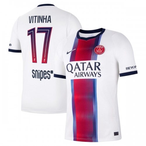 Fußball Trikot Paris Saint-Germain Vitinha 17 Auswärts 2026-27 Fußball Trikot Paris Saint-Germain Vitinha 17 Auswärts 2026-27