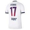 Fußball Trikot Paris Saint-Germain Vitinha 17 Auswärts 2026-27