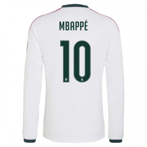 Fußball Trikot Real Madrid Mbappé 10 Heim Langärmlig 2026-27 Fußball Trikot Real Madrid Mbappé 10 Heim Langärmlig 2026-27