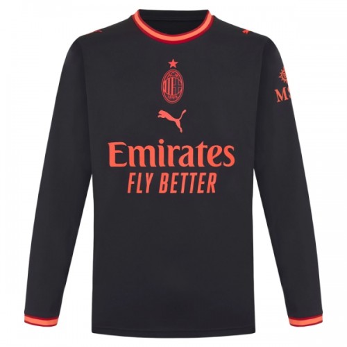 Fußball Trikot AC Mailand Ausweich Langärmlig 2026-27 Fußball Trikot AC Mailand Ausweich Langärmlig 2026-27
