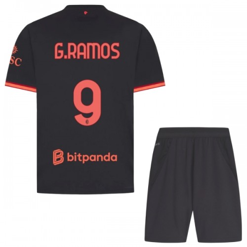 Fußball Trikot AC Mailand G. Ramos 9 Ausweich 2026-27 - Kinder Fußball Trikot AC Mailand G. Ramos 9 Ausweich 2026-27 - Kinder