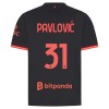 Fußball Trikot AC Mailand Pavlovic 31 Ausweich 2026-27 Fußball Trikot AC Mailand Pavlovic 31 Ausweich 2026-27