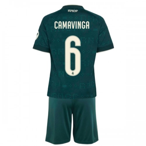 Fußball Trikot Real Madrid Camavinga 6 Auswärts 2026-27 - Kinder Fußball Trikot Real Madrid Camavinga 6 Auswärts 2026-27 - Kinder