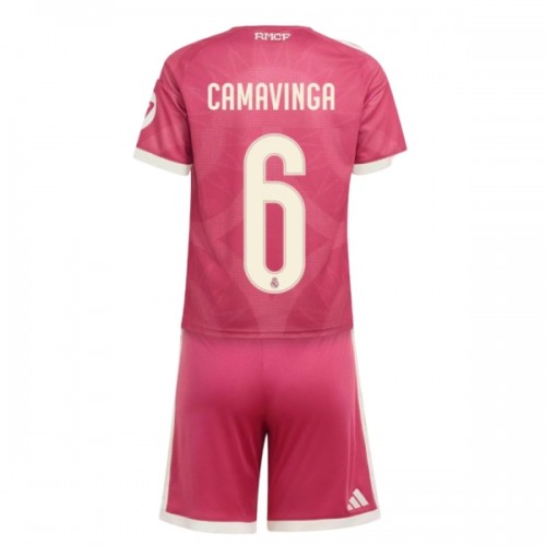 Fußball Trikot Real Madrid Camavinga 6 Ausweich 2026-27 - Kinder Fußball Trikot Real Madrid Camavinga 6 Ausweich 2026-27 - Kinder