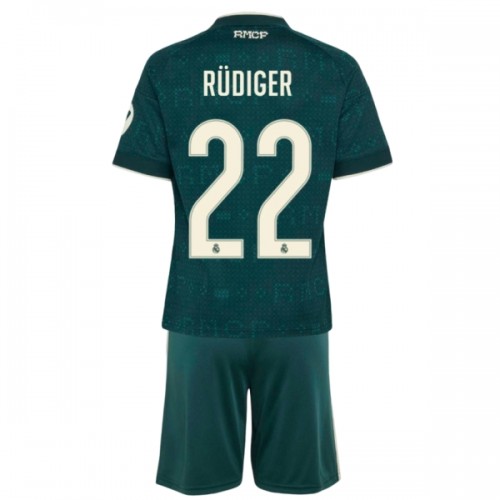 Fußball Trikot Real Madrid Rudiger 22 Auswärts 2026-27 - Kinder Fußball Trikot Real Madrid Rudiger 22 Auswärts 2026-27 - Kinder