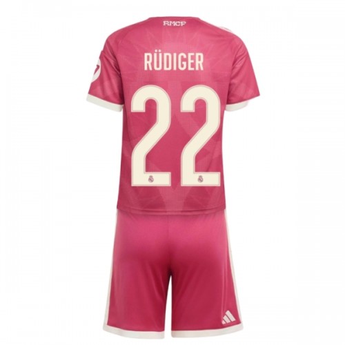Fußball Trikot Real Madrid Rudiger 22 Ausweich 2026-27 - Kinder Fußball Trikot Real Madrid Rudiger 22 Ausweich 2026-27 - Kinder