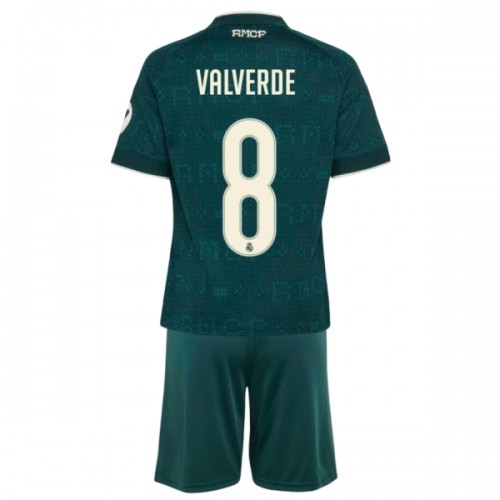 Fußball Trikot Real Madrid Valverde 8 Auswärts 2026-27 - Kinder Fußball Trikot Real Madrid Valverde 8 Auswärts 2026-27 - Kinder