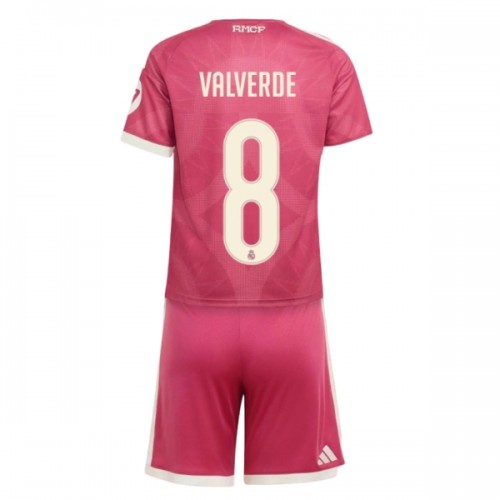 Fußball Trikot Real Madrid Valverde 8 Ausweich 2026-27 - Kinder Fußball Trikot Real Madrid Valverde 8 Ausweich 2026-27 - Kinder