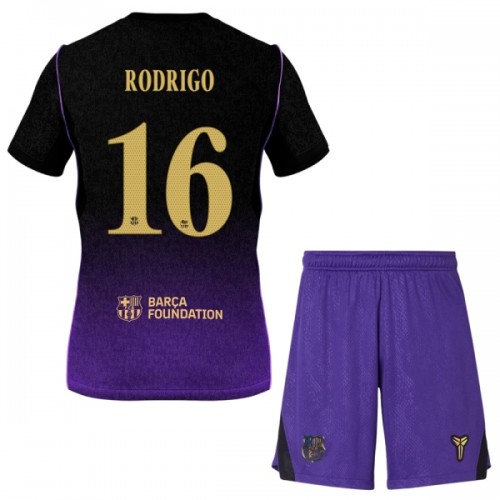 Fußball Trikot FC Barcelona Rodrigo 16 Auswärts 2026-27 - Kinder Fußball Trikot FC Barcelona Rodrigo 16 Auswärts 2026-27 - Kinder