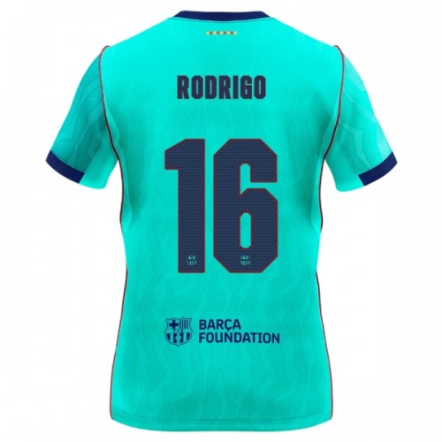 Fußball Trikot FC Barcelona Rodrigo 16 Ausweich 2026-27 Fußball Trikot FC Barcelona Rodrigo 16 Ausweich 2026-27