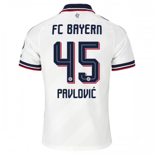 Fußball Trikot FC Bayern München Pavlovic 45 Auswärts 2026-27 Fußball Trikot FC Bayern München Pavlovic 45 Auswärts 2026-27
