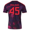 Fußball Trikot FC Bayern München Pavlovic 45 Ausweich 2026-27 Fußball Trikot FC Bayern München Pavlovic 45 Ausweich 2026-27
