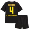 Fußball Trikot Borussia Dortmund N. Schlotterbeck 4 Auswärts 2026-27 - Kinder