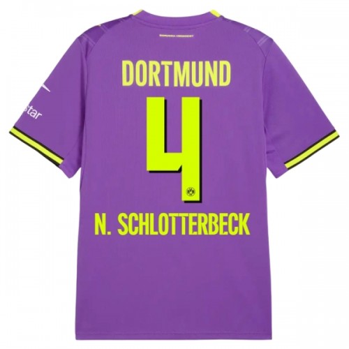 Fußball Trikot Borussia Dortmund N. Schlotterbeck 4 Ausweich 2026-27 Fußball Trikot Borussia Dortmund N. Schlotterbeck 4 Ausweich 2026-27