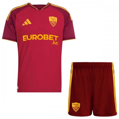 Fußball Trikot AS Rom Heim 2026-27 - Kinder Fußball Trikot AS Rom Heim 2026-27 - Kinder