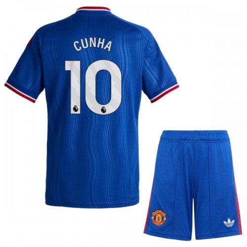 Fußball Trikot Manchester United Cunha 10 Auswärts 2026-27 - Kinder Fußball Trikot Manchester United Cunha 10 Auswärts 2026-27 - Kinder