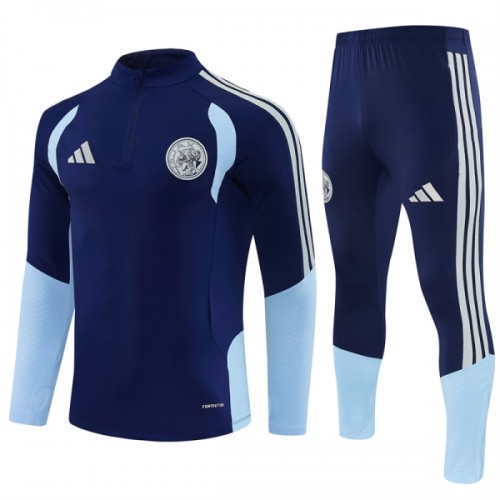 Ajax Amsterdam Training Sweatshirts Quarter-zip 2026-27 Blaue Ajax Amsterdam Training Sweatshirts Quarter-zip 2026-27 Blaue