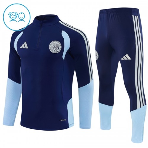 Ajax Amsterdam Training Sweatshirts Quarter-zip 2026-27 Blaue - Kinder Ajax Amsterdam Training Sweatshirts Quarter-zip 2026-27 Blaue - Kinder