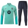 Barcelona Training Sweatshirts Quarter-zip 2026-27 Grüne Barcelona Training Sweatshirts Quarter-zip 2026-27 Grüne
