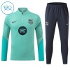 Barcelona Training Sweatshirts Quarter-zip 2026-27 Grüne - Kinder