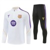Barcelona Training Sweatshirts Quarter-zip 2026-27 Weiße Barcelona Training Sweatshirts Quarter-zip 2026-27 Weiße